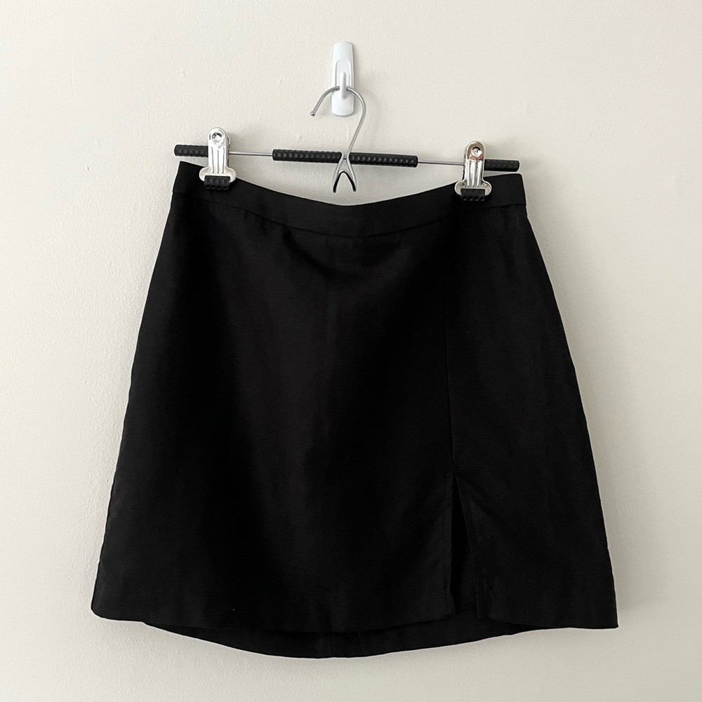 Aritzia Wilfred Patio Linen Mini Skirt